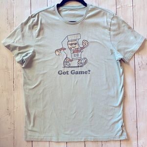 Old Navy men’s soft washed tshirt.  Men’s large pale mint colored.